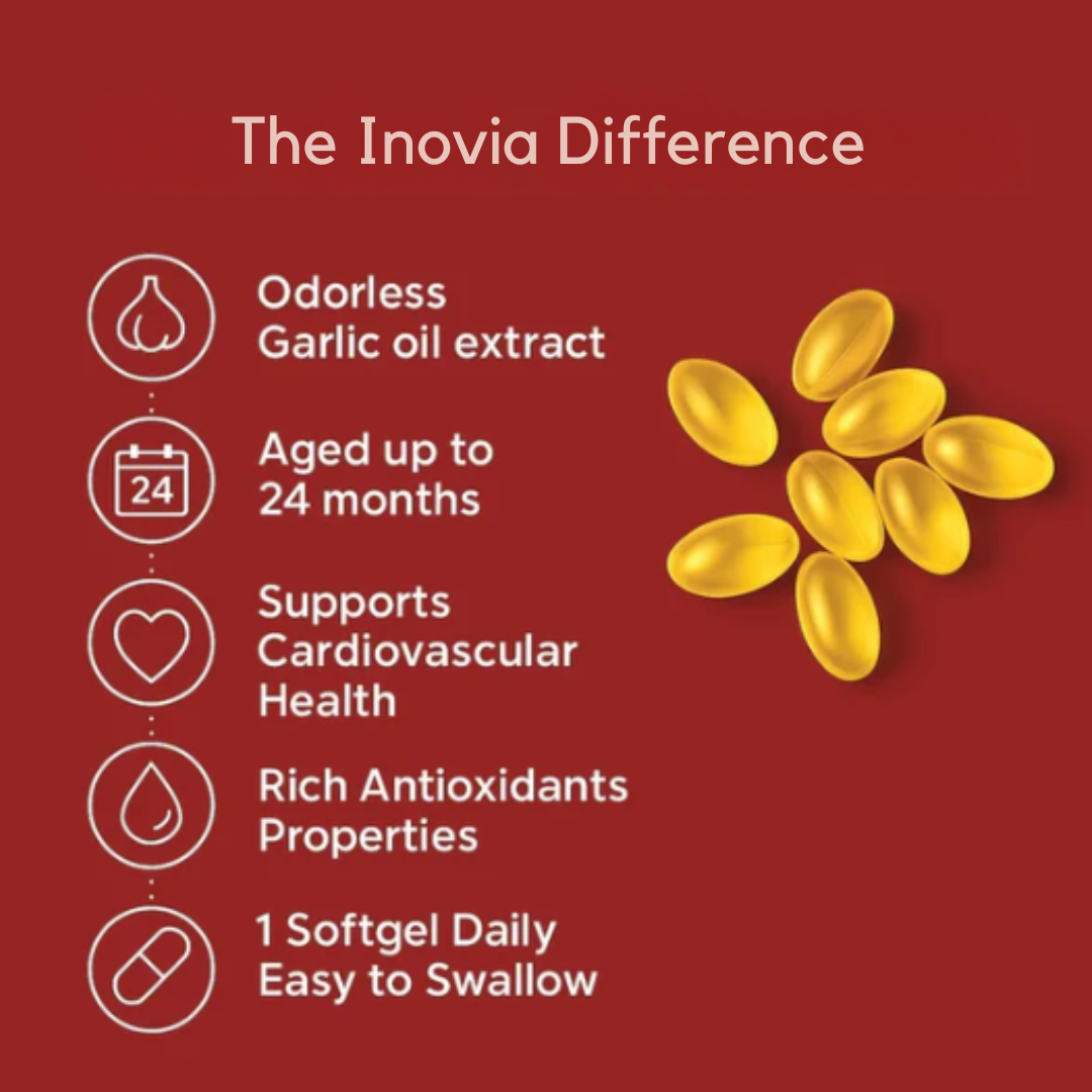 Inovia Aged Garlic Extract 7500mg Odorless